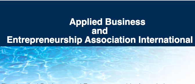 Applied Business and Entrepreneurship Association International 2023